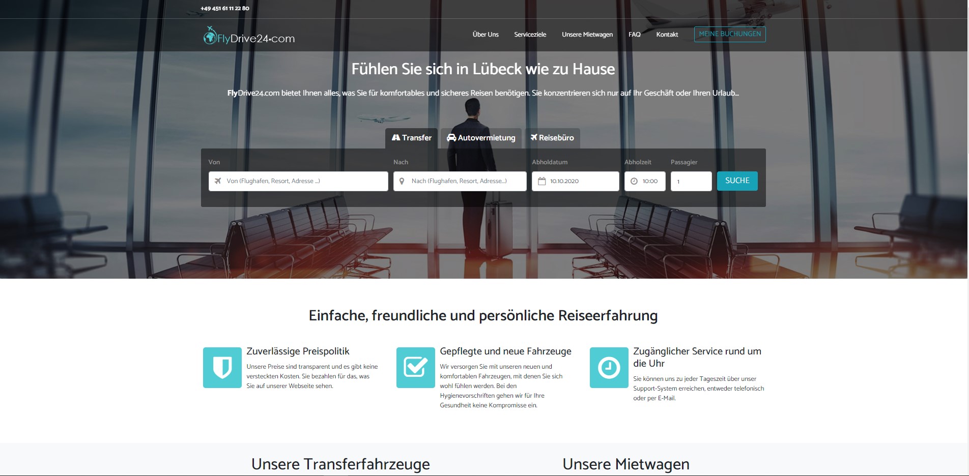 Transfer ve Araç kiralama çözümlerini birlikte sunduğumuz flydrive24.com web sitesini yayına açtık.